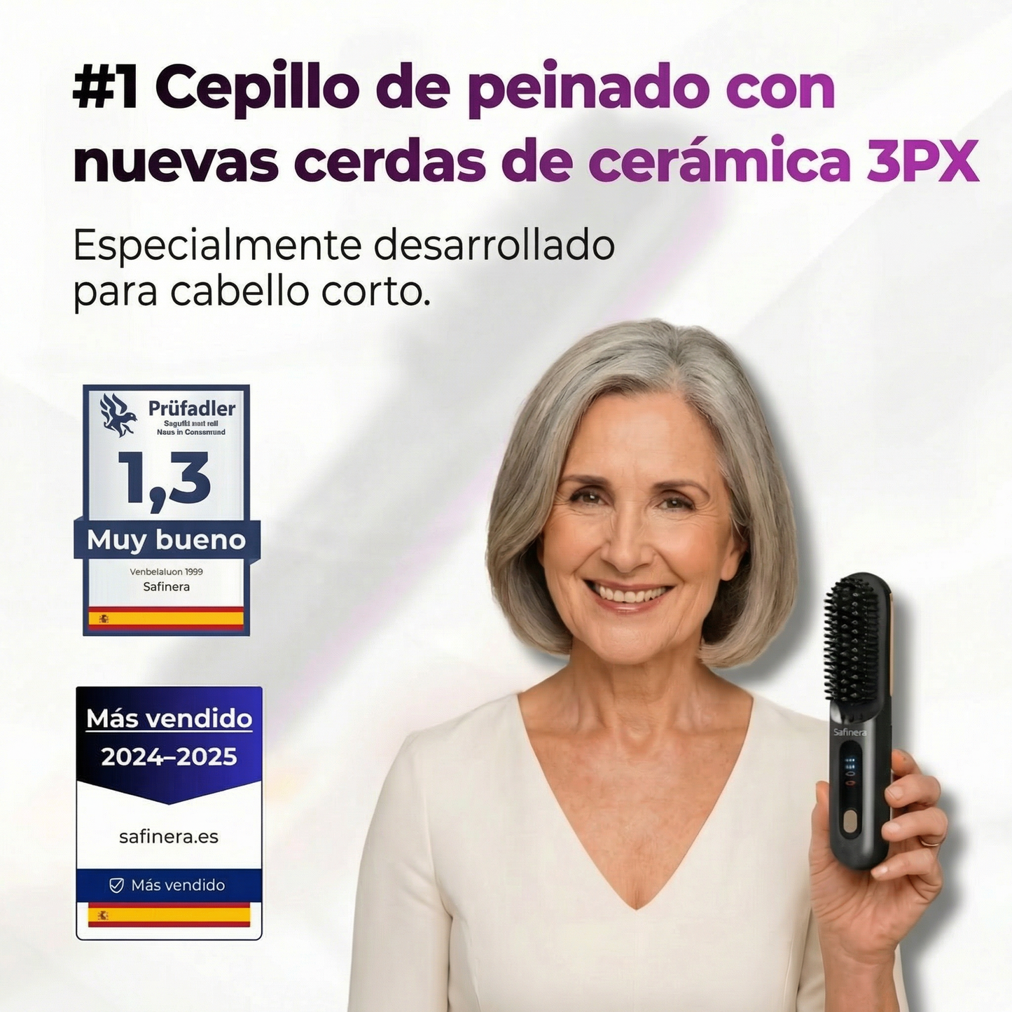 El PRIMER cepillo inteligente para cabello corto